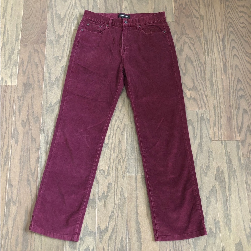 Club Monaco Maroon Corduroy Pants